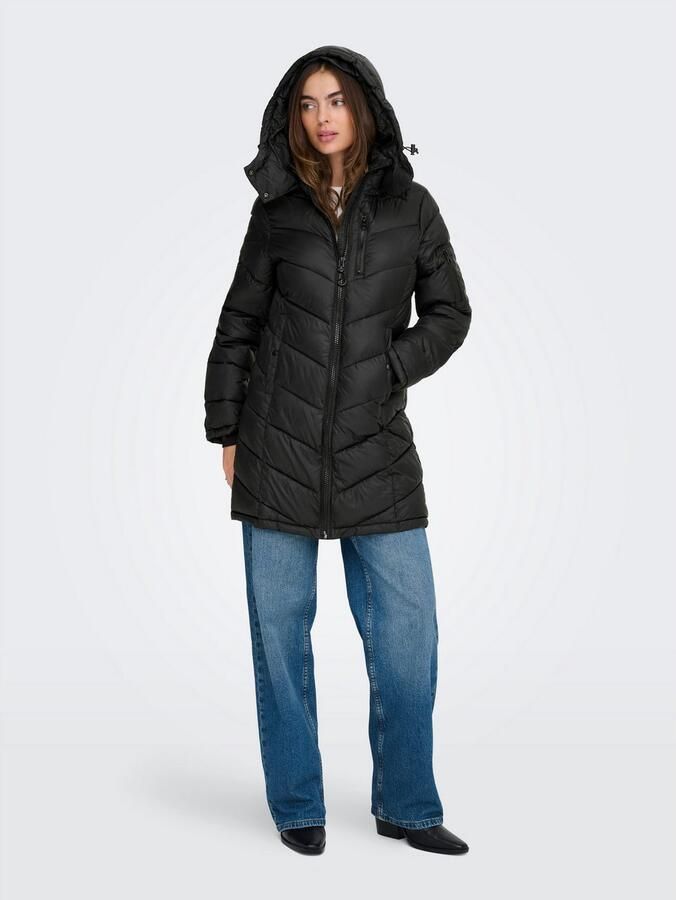 Only Gewatteerde jas ONLTAHIA LW QUILTED COAT CC OTW - Foto 3