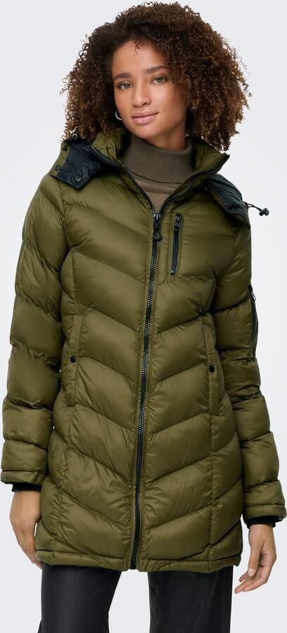 Only Gewatteerde jas ONLTAHIA LW QUILTED COAT CC OTW - Foto 5