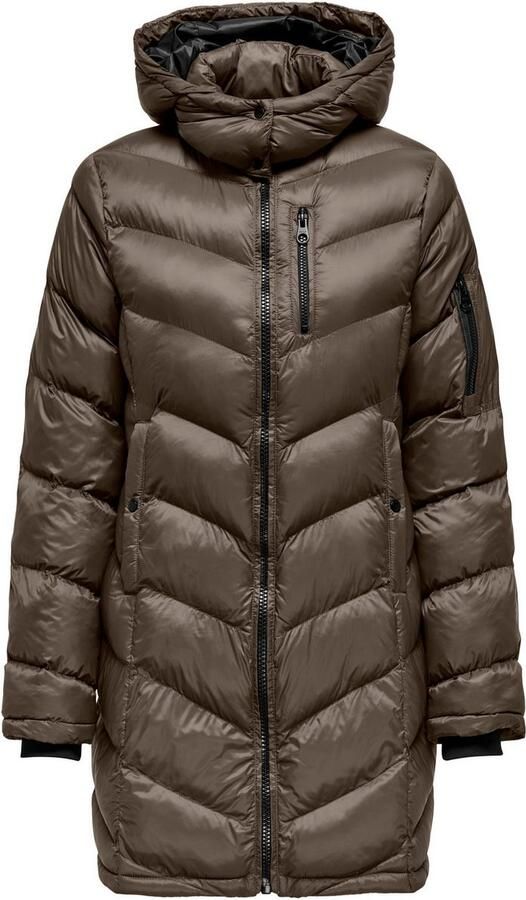 Only Gewatteerde jas ONLTAHIA LW QUILTED COAT CC OTW - Foto 4