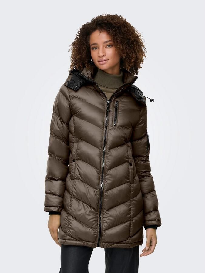 Only Gewatteerde jas ONLTAHIA LW QUILTED COAT CC OTW - Foto 2