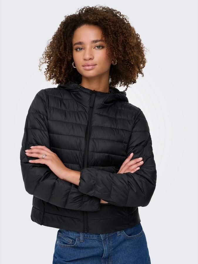 Only Gewatteerde jas ONLTAHIA LW QUILTED HOOD JKT OTW CC OTW - Foto 4