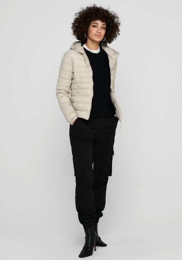 Only Regular fit gewatteerd jack met capuchon model 'TAHOE' - Foto 5