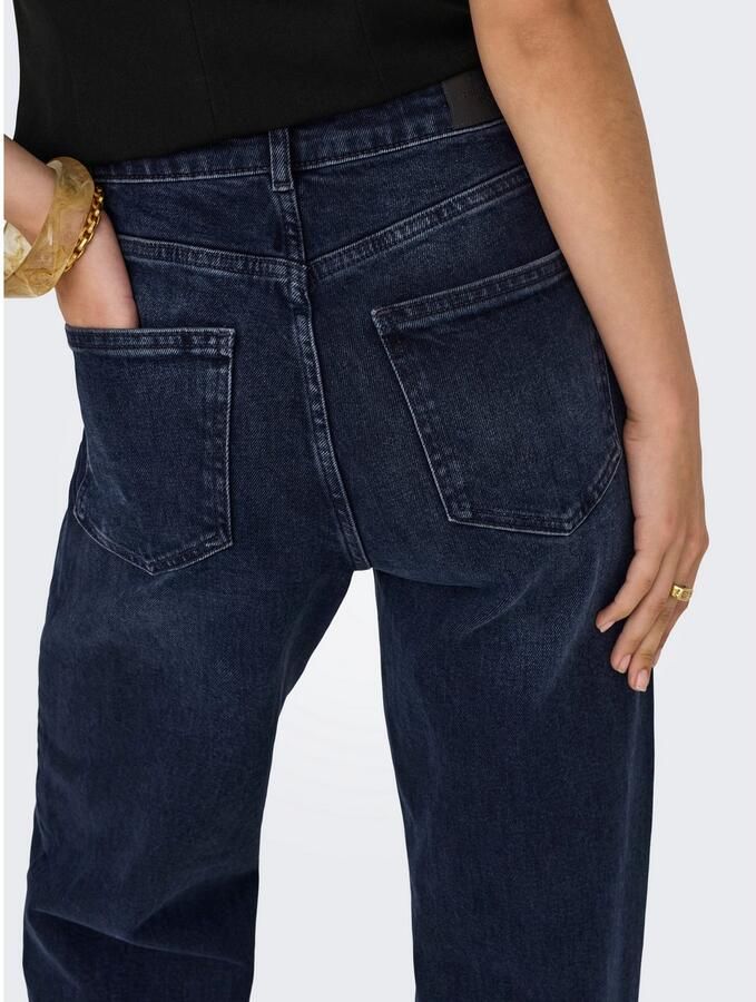 Only Wide fit high rise damesjeans met katoen model 'JUICY' - Foto 4