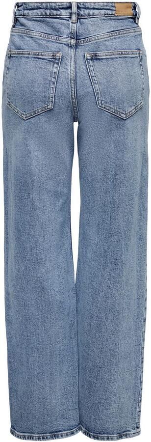 ONLY high waist wide leg jeans ONLJUICY medium blue denim - Foto 16