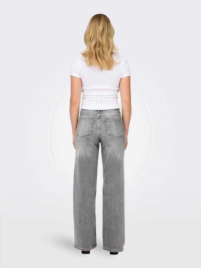 Only High-waist jeans ONLMADISON BLUSH HW WID DNM REA0938 NOOS - Foto 3