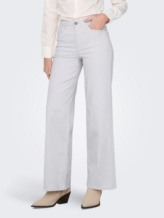 Only High-waist jeans ONLMADISON BLUSH HW WIDE DNM CRO NOOS - Foto 2