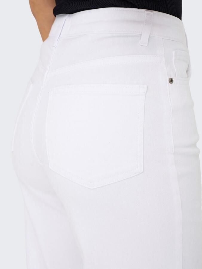 Only High-waist jeans ONLMADISON BLUSH HW WIDE DNM CRO NOOS - Foto 3
