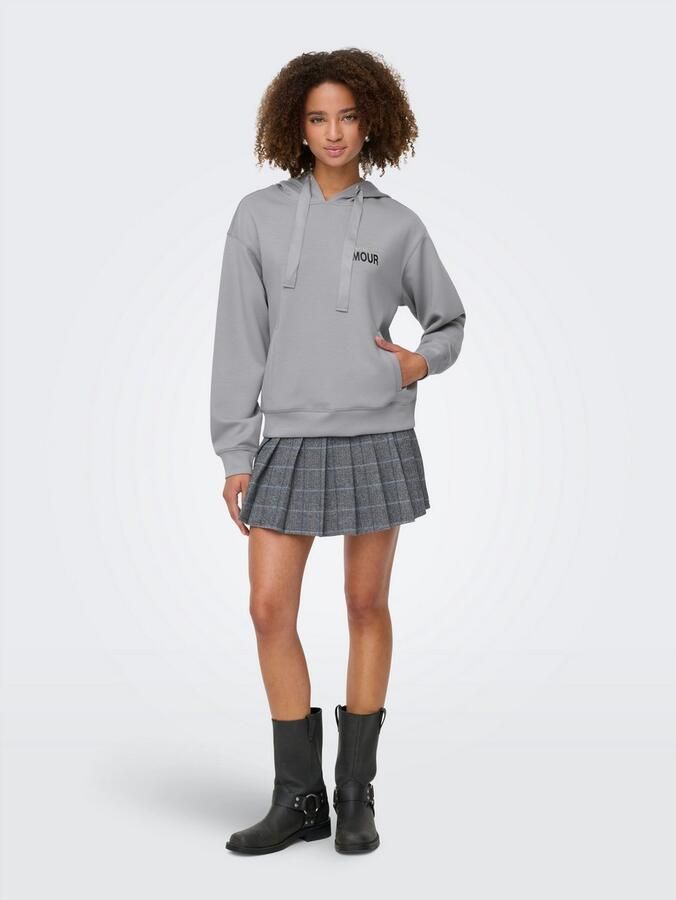 Only Hoodie ONLALINA LIFE L S PRINT HOOD SWT