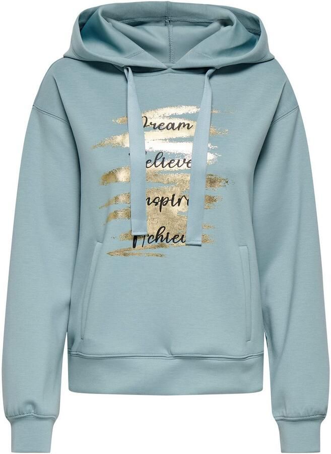 Only Hoodie ONLALINA LIFE L S PRINT HOOD SWT - Foto 3