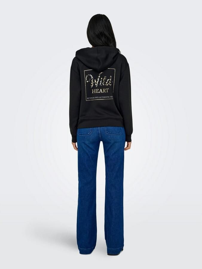 Only Hoodie ONLALINA LIFE L S PRINT HOOD SWT - Foto 3
