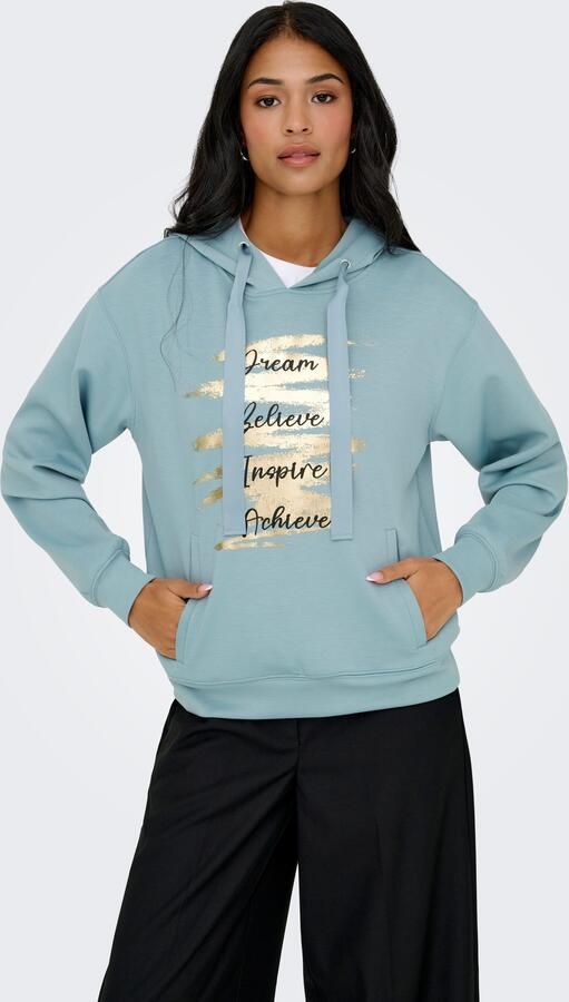Only Hoodie ONLALINA LIFE L S PRINT HOOD SWT - Foto 9