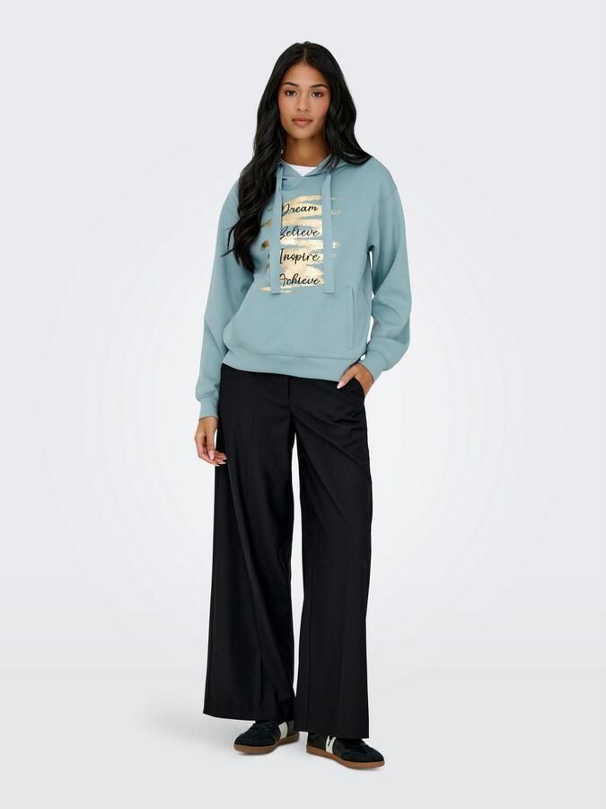 Only Hoodie ONLALINA LIFE L S PRINT HOOD SWT - Foto 6