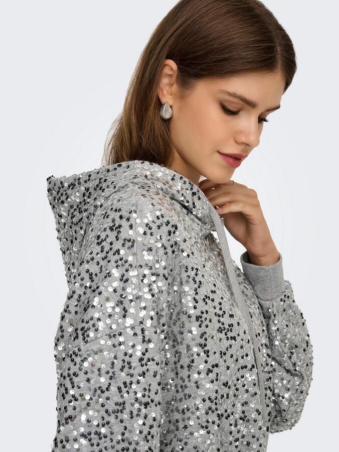 Only Hoodie ONLJADA L S SEQUINS HOOD SWT - Foto 2