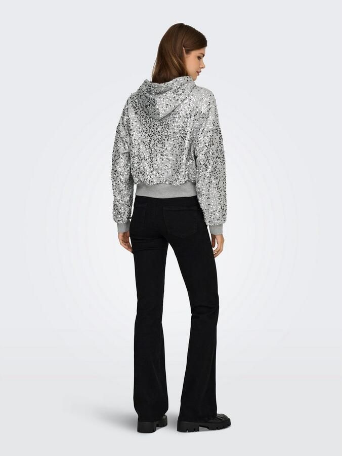 Only Hoodie ONLJADA L S SEQUINS HOOD SWT - Foto 4