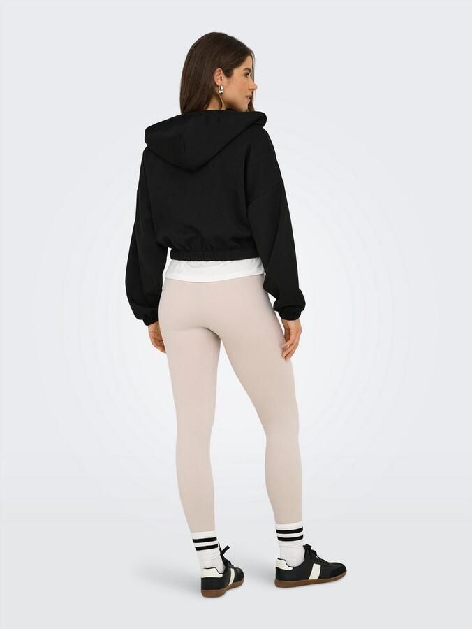 Only Hoodie ONLSCARLETT LS ELASTIC ZIP HOOD SWT NOOS - Foto 4