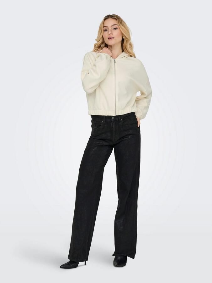 Only Hoodie ONLSCARLETT LS ELASTIC ZIP HOOD SWT NOOS - Foto 2