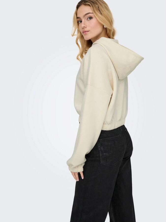 Only Hoodie ONLSCARLETT LS ELASTIC ZIP HOOD SWT NOOS - Foto 4