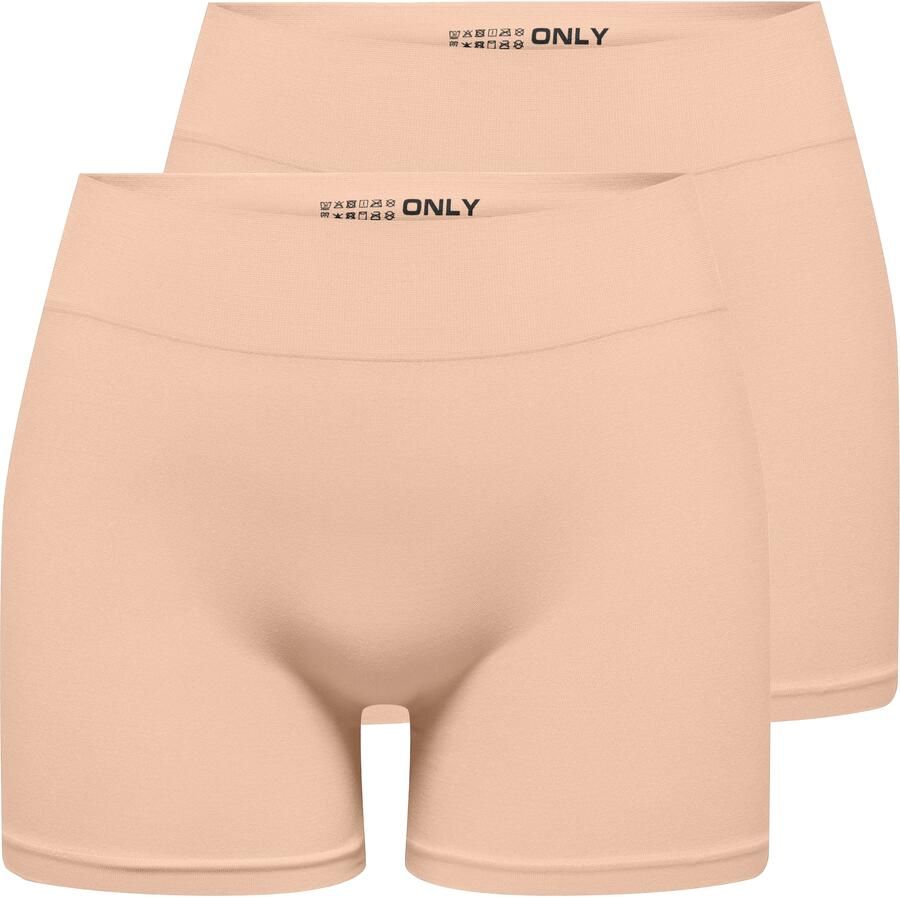 Only Hotpants ONLVICKY S-LESS MINI SHORTS 2-PACK (set 2-delig) - Foto 4
