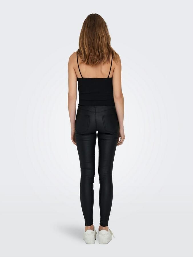 Only Imitatieleren broek ONLALIDA HW SKINNY COATED PANT PNT - Foto 4