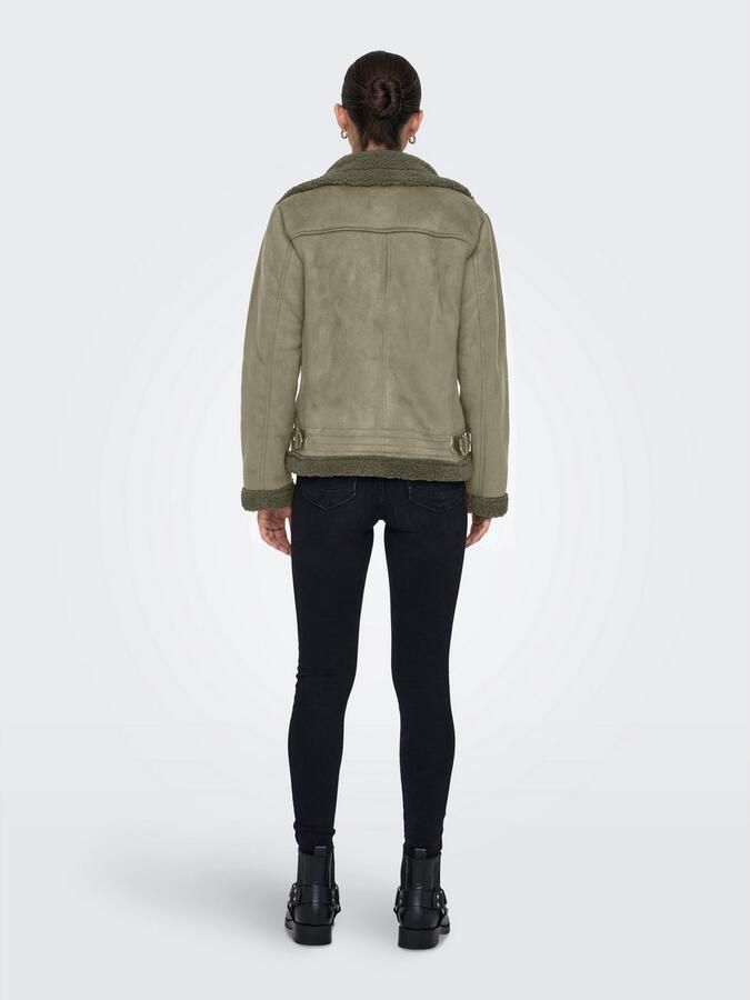 Only Imitatieleren jack ONLNEWDIANA AVIATOR JACKET CC OTW - Foto 2
