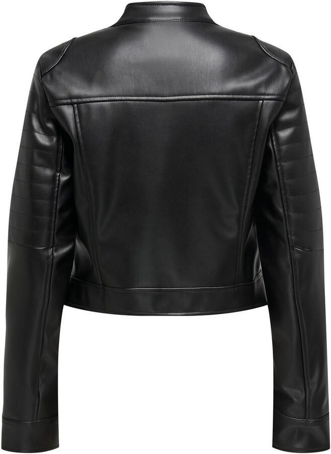 Only Imitatieleren jack ONLSARAMY FAUX LEATH MOTO JACKET CC OTW