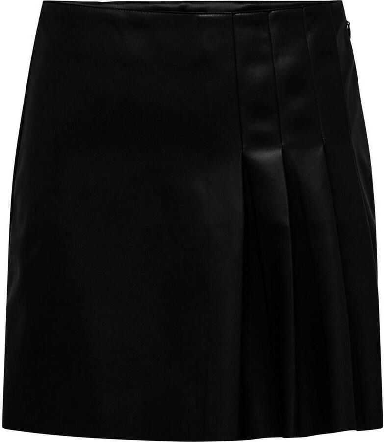 Only Imitatieleren rok ONLARTZY LIFE HW FAUX LEA PLE SKIRT PNT