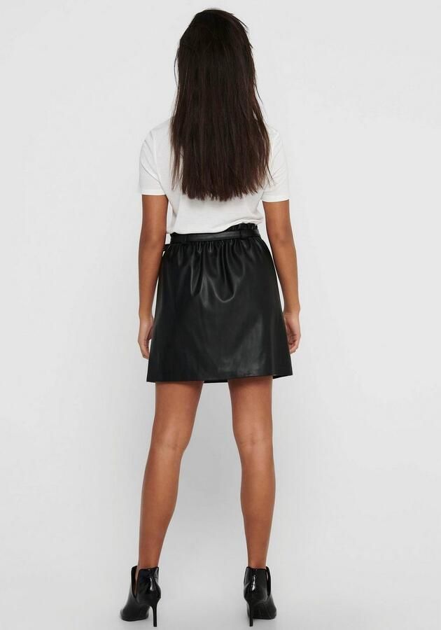 Only Imitatieleren rok ONLHEIDI FAUX LEATHER SKIRT OTW NOOS - Foto 4