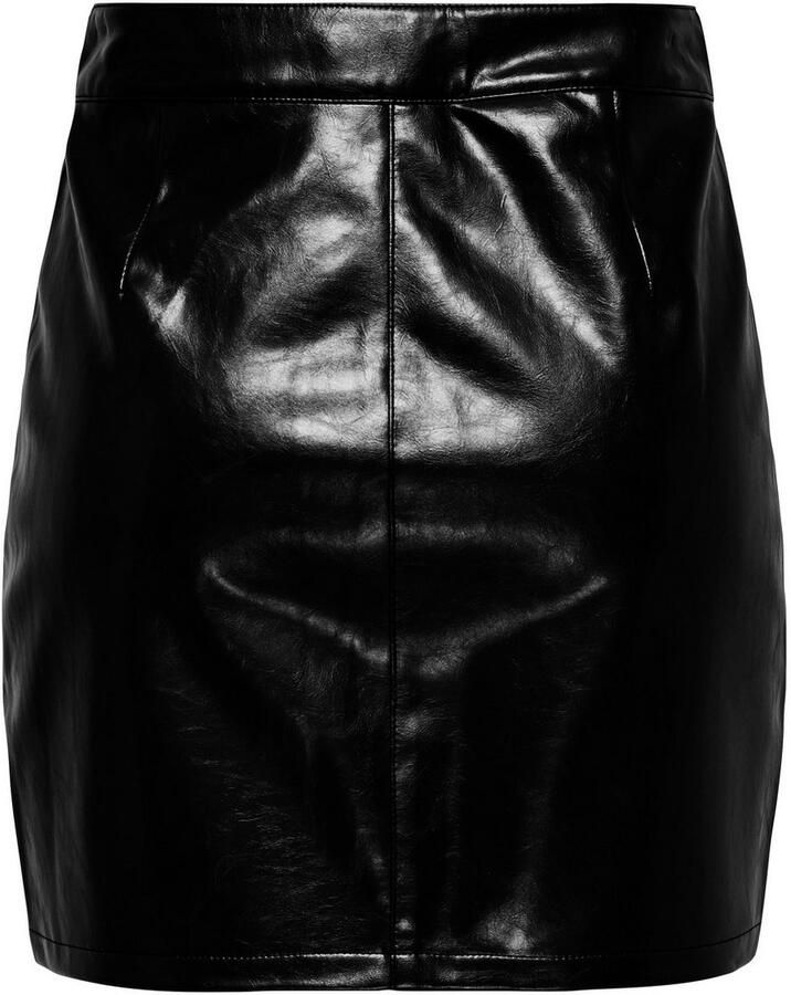 Only Imitatieleren rok ONLKAMILLA PATENT SKIRT CC OTW - Foto 2