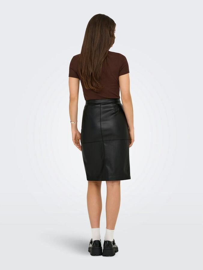 Only Imitatieleren rok ONLOLINE FAUX LEATHER SKIRT OTW NOOS - Foto 3