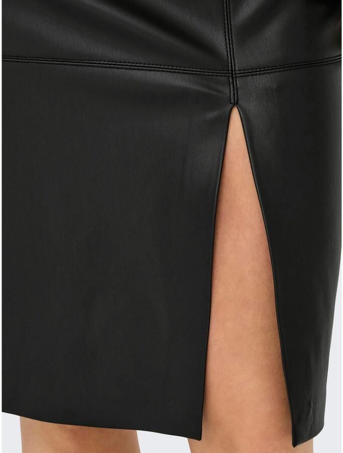 Only Imitatieleren rok ONLOLINE FAUX LEATHER SKIRT OTW NOOS