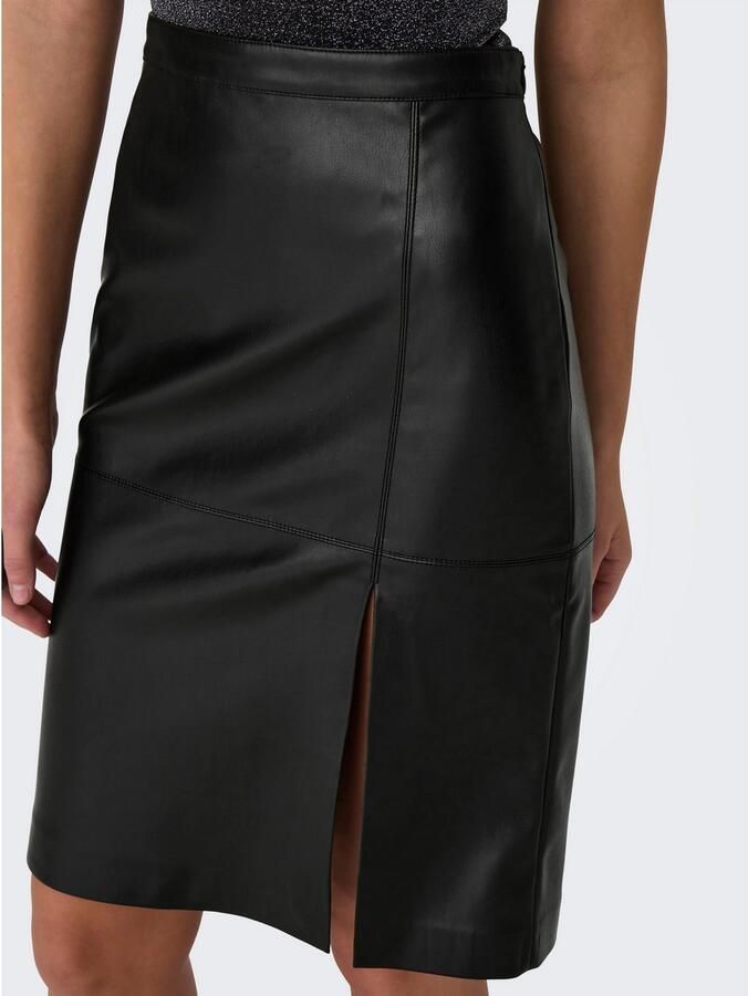 Only Imitatieleren rok ONLOLINE FAUX LEATHER SKIRT OTW NOOS - Foto 4