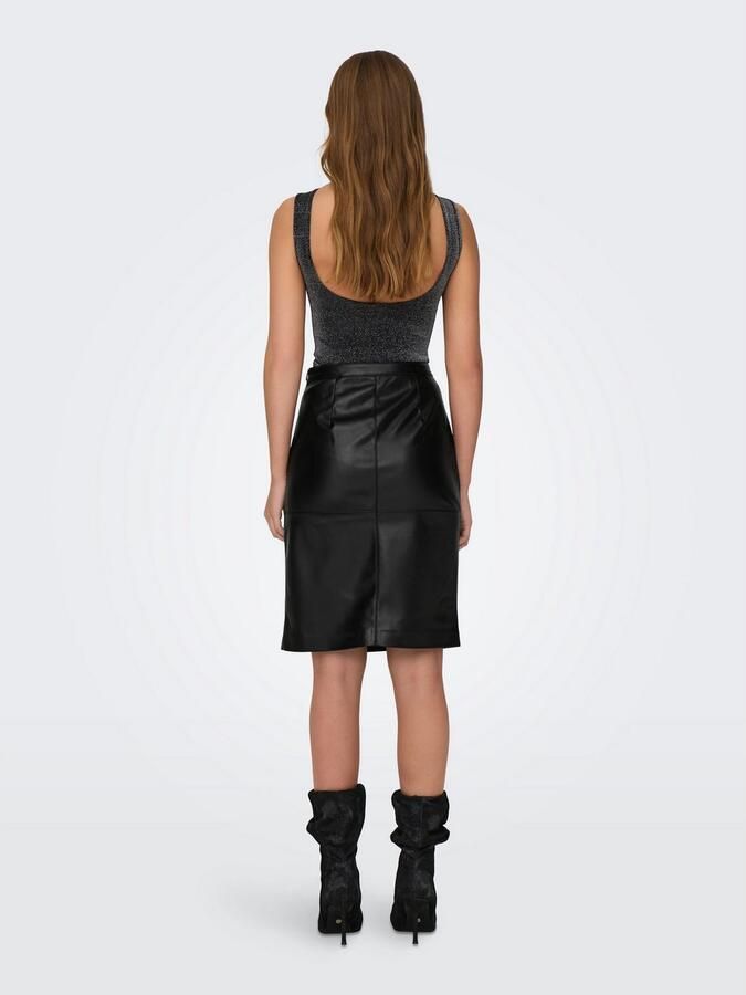 Only Imitatieleren rok ONLOLINE FAUX LEATHER SKIRT OTW NOOS - Foto 8