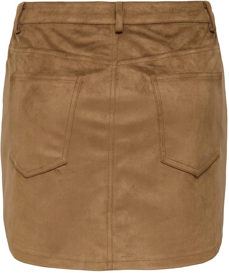 Only Imitatieleren rok ONLTULIP LIFE FAUX SUEDE SKIRT OTW - Foto 6
