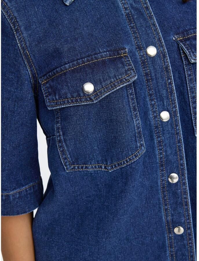 Only Jeans jurk ONLBELLE S S BUTTON DRESS DNM GUA NOOS - Foto 2