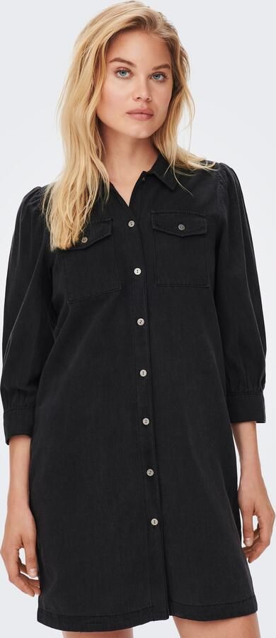 ONLY spijkerjurk ONLFELICA-GLOBA washed zwart - Foto 8