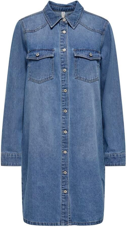 Only Oversized jeansjurk van katoenmix model 'LISA'