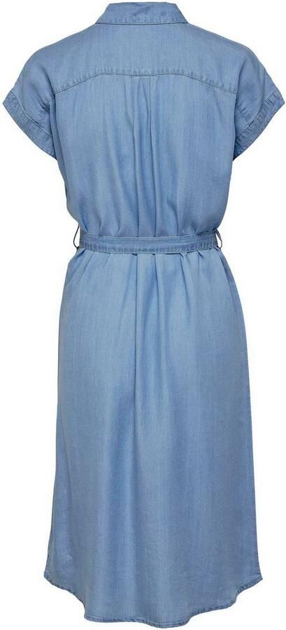 Only Jeans jurk ONLPEMA – Jeansjurk met knoopsluiting en borstzakken - Foto 2