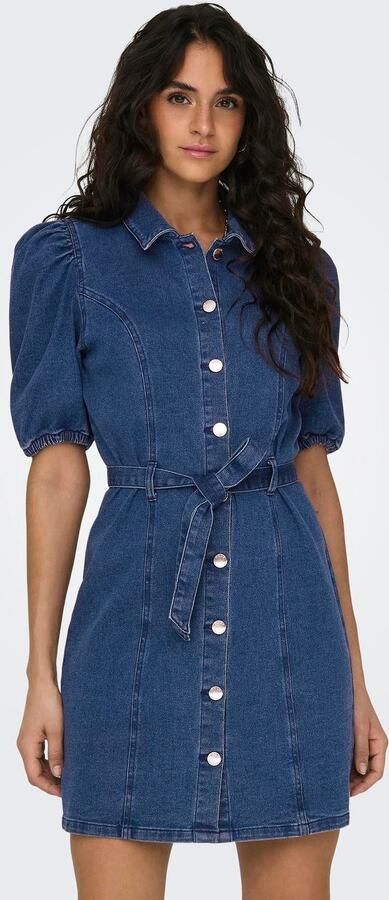 Only Jeans jurk ONLVIBBE SS BELT DNM DRESS NOOS - Foto 6