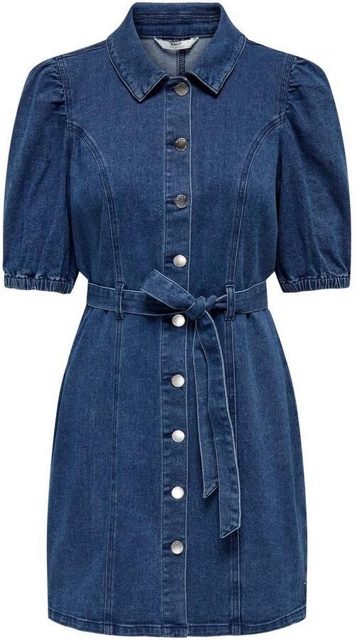 Only Jeans jurk ONLVIBBE SS BELT DNM DRESS NOOS - Foto 5