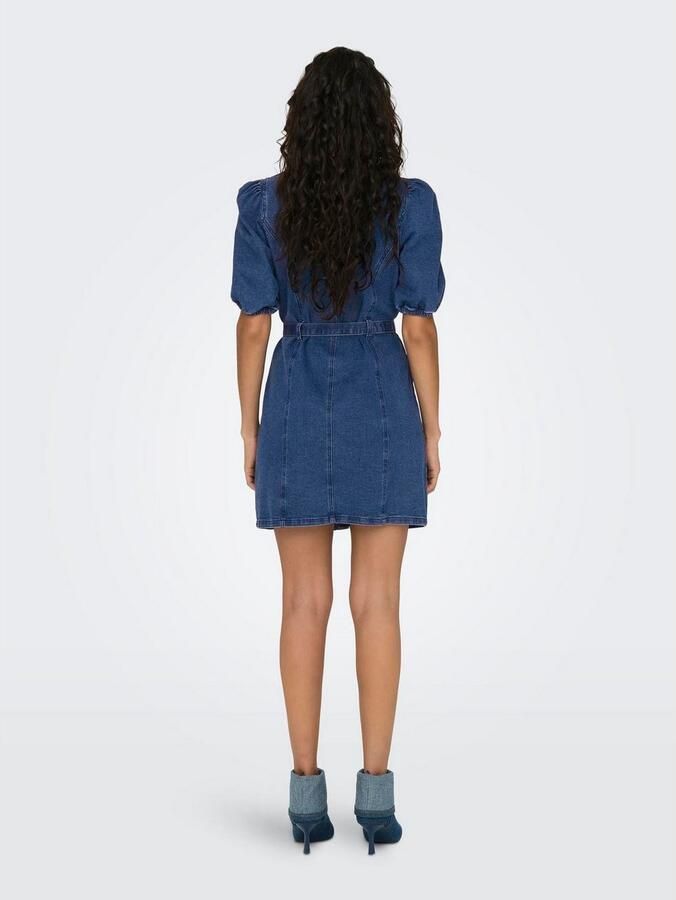 Only Jeans jurk ONLVIBBE SS BELT DNM DRESS NOOS - Foto 2