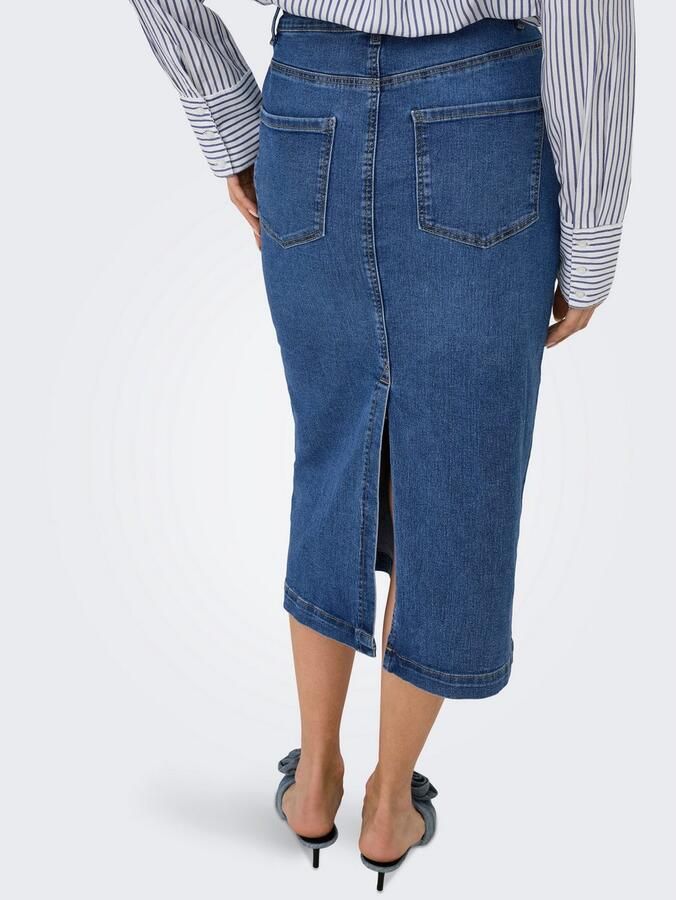 Only Jeans rok ONLWONDER MIDI BACK SLIT SKIRT PIM DNM - Foto 2
