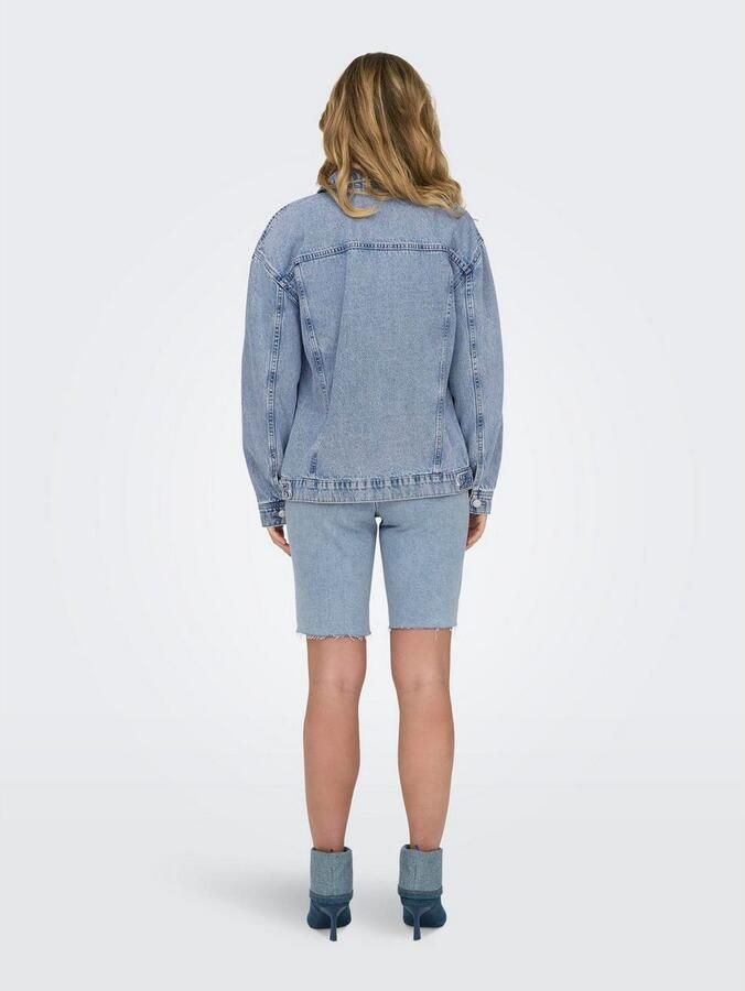 Only Jeansjack ONLOCEAN – Spijkerjack met knoopsluiting en manchetten - Foto 6