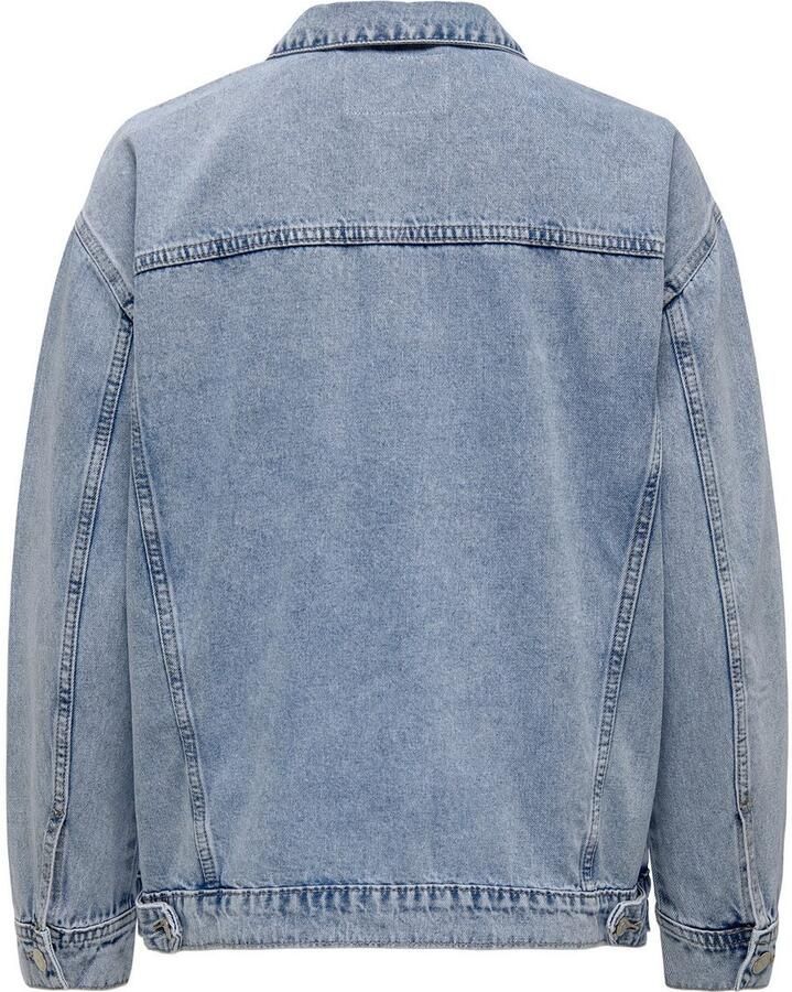 Only Jeansjack ONLOCEAN – Spijkerjack met knoopsluiting en manchetten - Foto 3