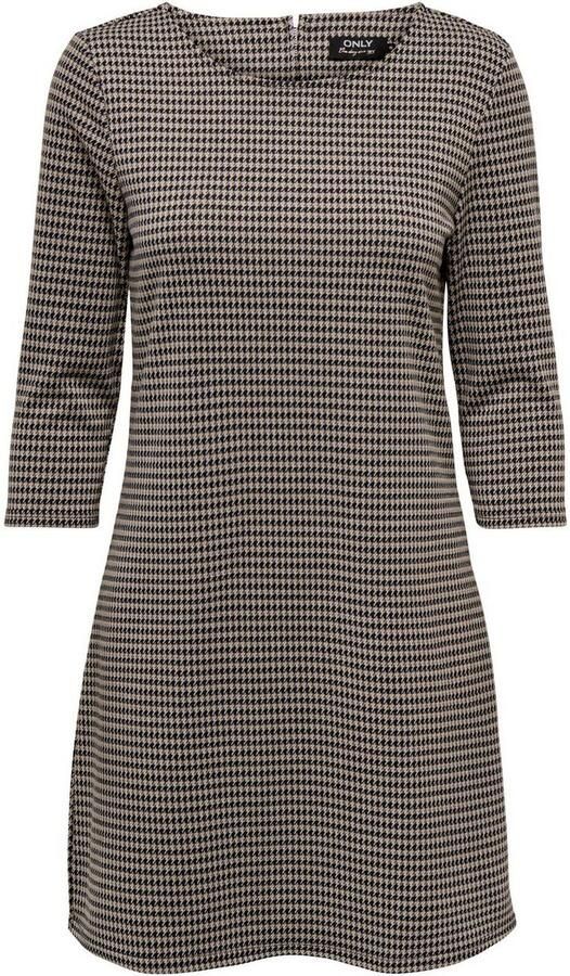 Only Korte Jurk ONLBRILLIANT 3 4 CHECK DRESS JRS