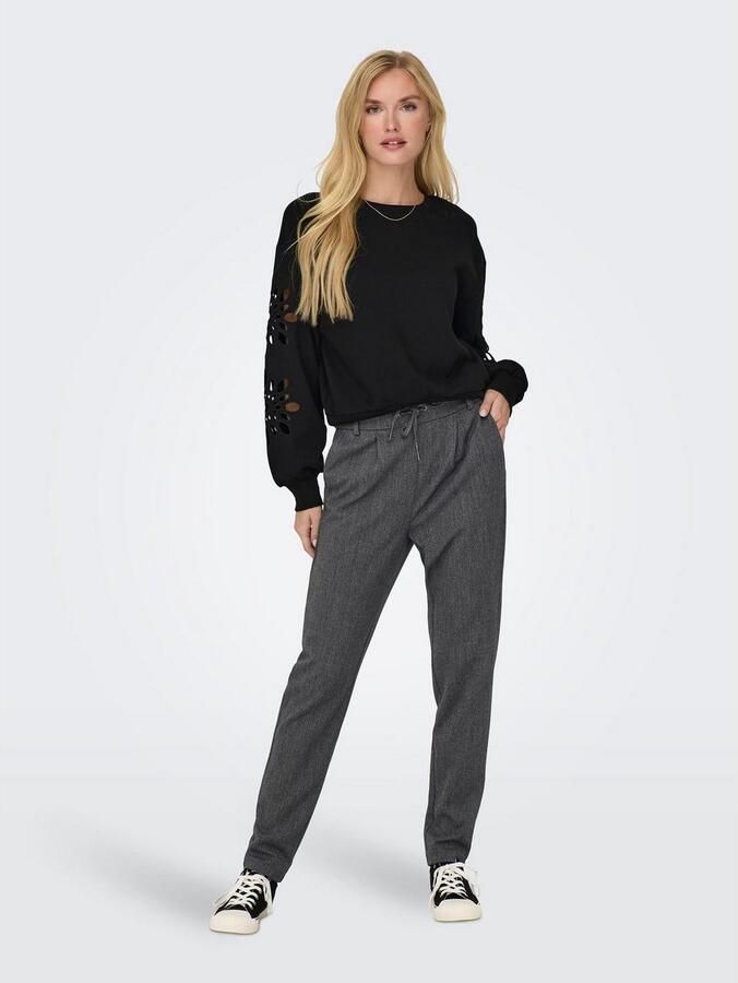 Only Joggingbroek ONLPOPTRASH-ELISE EASY MELANGE PANT NOOS - Foto 2