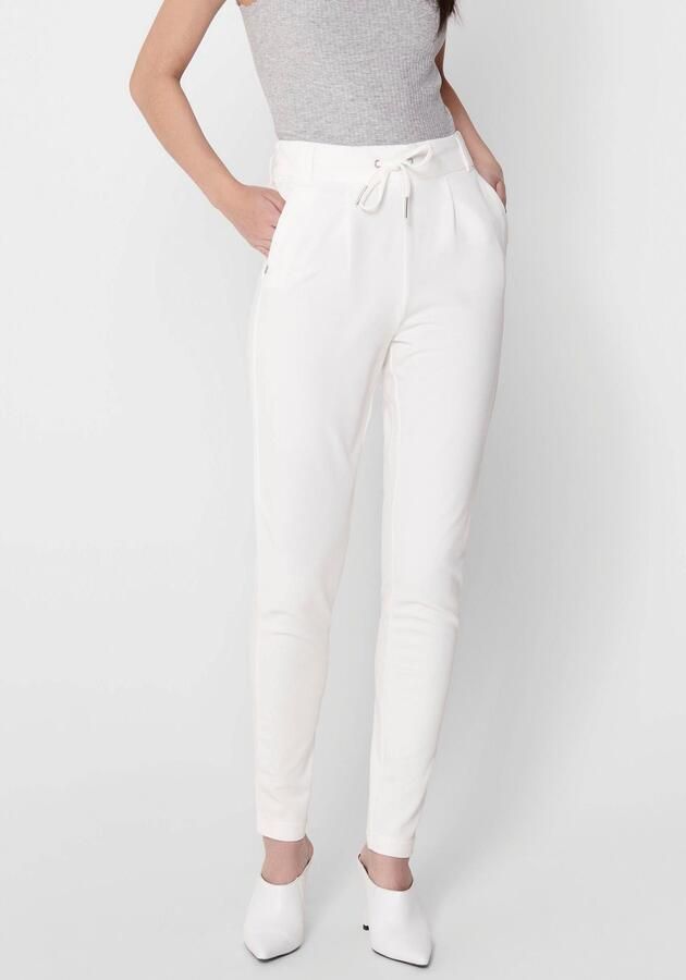 Only Regular fit stoffen broek in viscosemix model 'POPTRASH LIFE EASY'