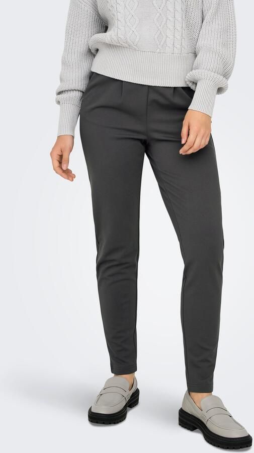 Only Slim fit bandplooibroek met tunnelkoord model 'POPTRASH LIFE EASY' - Foto 8