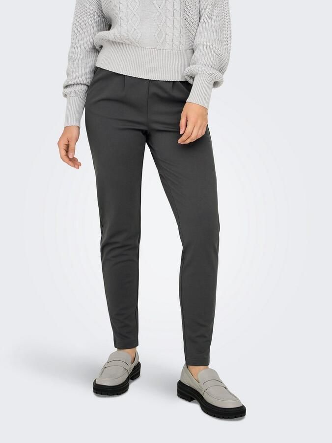 Only Slim fit bandplooibroek met tunnelkoord model 'POPTRASH LIFE EASY' - Foto 7