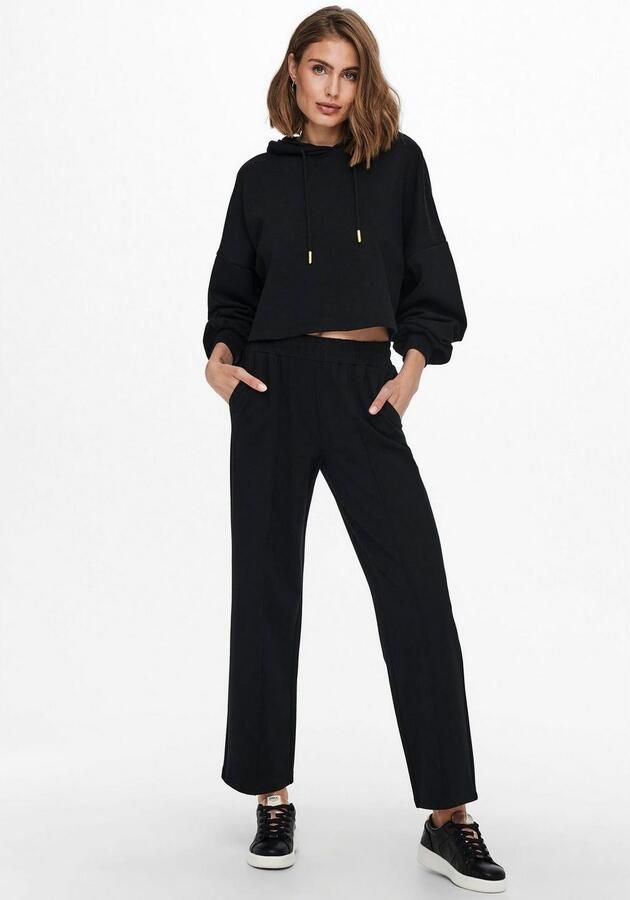 Only Comfort fit stoffen broek met wijde pijpen model 'POPTRASH-SUKI' - Foto 5