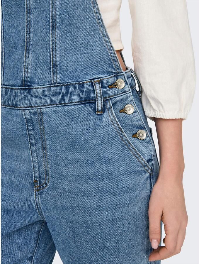 ONLY slim fit tuinbroek ONLPERCY medium blue denim - Foto 2